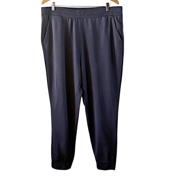 Eddie Bauer Women's Lounge Jogger Pants - Size XL - Dark Navy Blue - NWOT - Picture 2 of 7